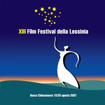 2007 Film Festival Catalogo - Film Festival della Lessinia