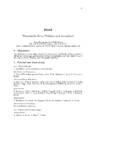 Theoretische Kern-/Teilchen- und Astrophysik - Astronomische ...