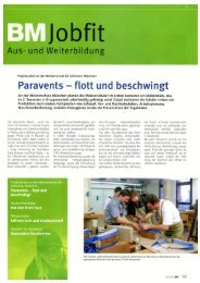 Paravents - flott und beschwingt - Meisterschule Schreiner München