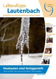 Lautenbach - Lebens- und Arbeitsgemeinschaften Lauterbach