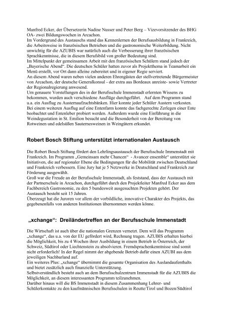 Ausgabe 9 - Berufsschule Immenstadt