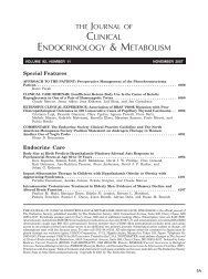 CLINICAL ENDOCRINOLOGY & METABOLISM - The Journal of ...