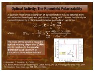 Optical Activity: The Rosenfeld Polarizability