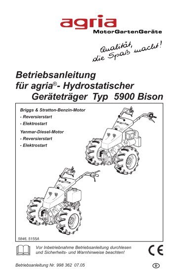 Handbuch - Endress Motorgeräte GmbH - Weilheim, Weilheim