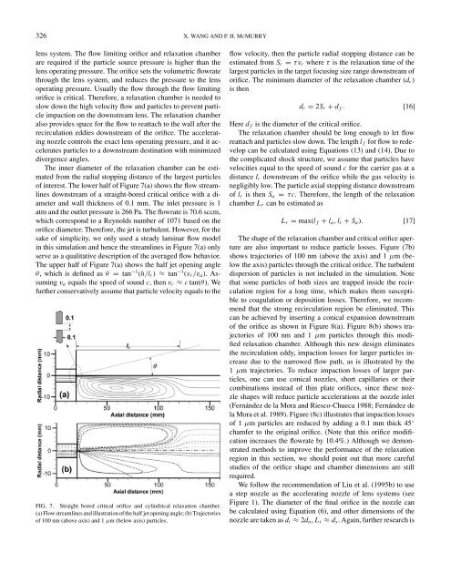 A Design Tool for Aerodynamic Lens Systems - Department of ...