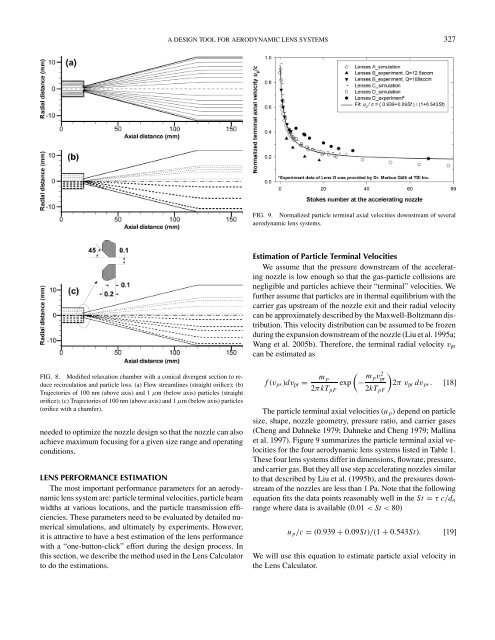 A Design Tool for Aerodynamic Lens Systems - Department of ...