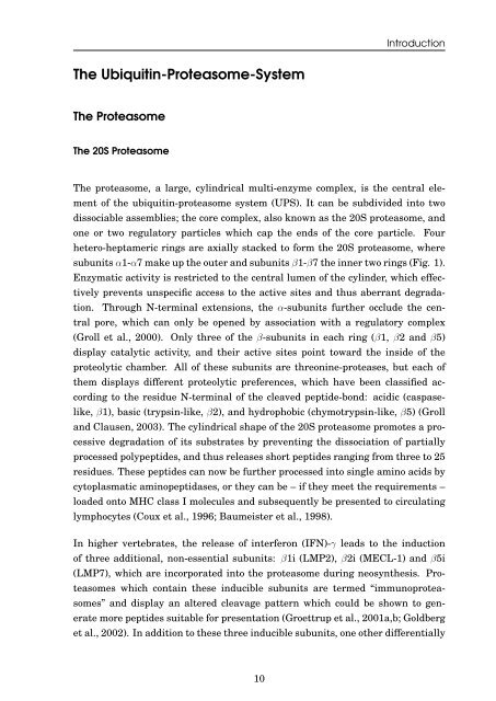 Role of the ubiquitin-like modifier FAT10 in protein degradation and ...