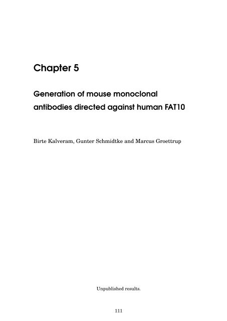 Role of the ubiquitin-like modifier FAT10 in protein degradation and ...