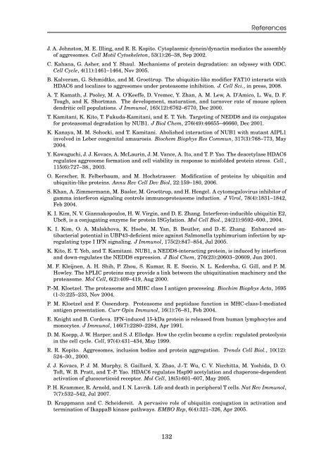 Role of the ubiquitin-like modifier FAT10 in protein degradation and ...