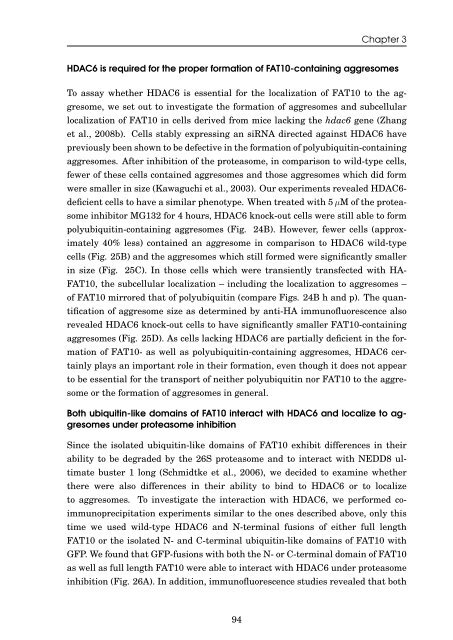 Role of the ubiquitin-like modifier FAT10 in protein degradation and ...