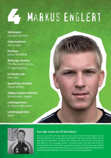 Inselmagazin 10/2011 - TSV Bad Abbach