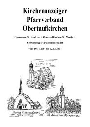 Pfarrbrief PV Obertaufkirchen - Pfarrverband Obertaufkirchen ...