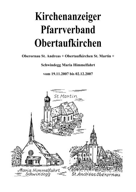 Pfarrbrief PV Obertaufkirchen - Pfarrverband Obertaufkirchen ...