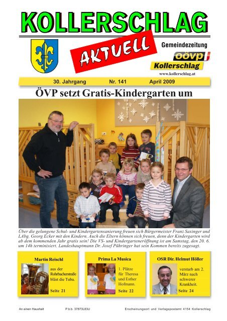 ÖVP setzt Gratis-Kindergarten um