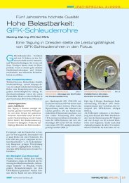 Hohe Belastbarkeit: GFK-Schleuderrohre - Nodig-Bau.de