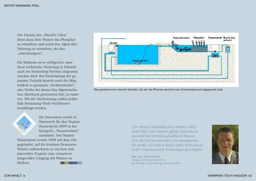 Das PARADIES im GARTEN - BIOTOP Swimming-Teich