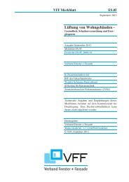 Vff Merkblatt Ho 10 Verband Der Fenster