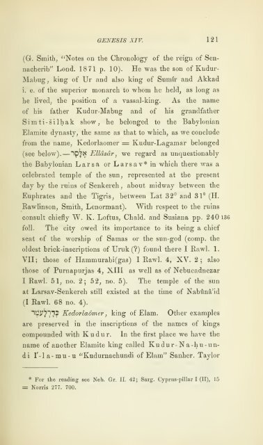 The Cuneiform inscriptions and the Old Testament; - The Search For ...