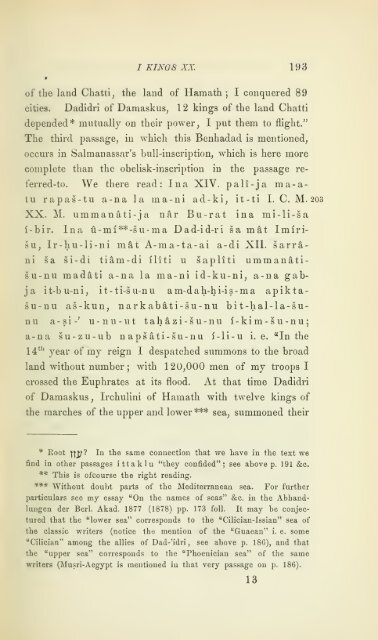 The Cuneiform inscriptions and the Old Testament; - The Search For ...