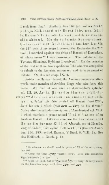 The Cuneiform inscriptions and the Old Testament; - The Search For ...