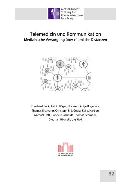 Telemedizin und Kommunikation - Alcatel-Lucent Stiftung für ...