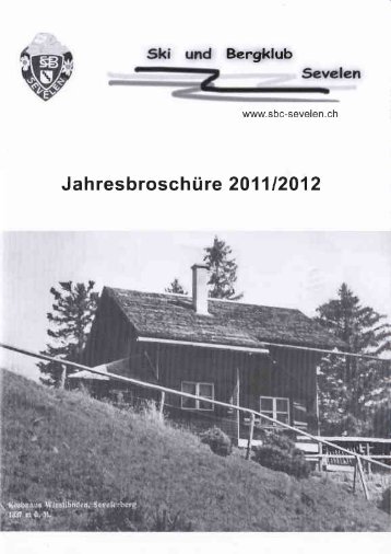 Jah resbrosch ü re 2011 12012 - Ski- und Bergclub Sevelen