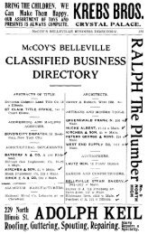 Part 4 (Business Directory) - Belleville Public Library