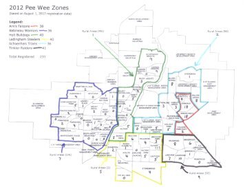 2012 Zone Map (PDF) - Saskatoon Minor Football