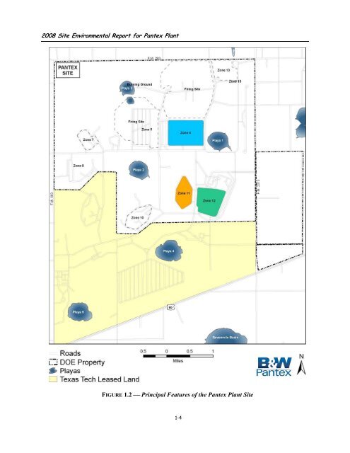 2008 Site Environmental Report for Pantex Plant