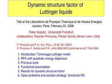 Dynamic structure factor of Luttinger liquids