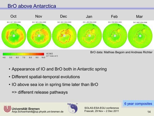 Iodine Monoxide and the Relations to Sea Ice - Congrex