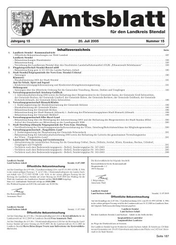 Download des gesamten Amtsblattes als PDF - Landkreis Stendal