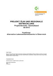 Projekt-Bericht (pdf, 70 Seiten) - Boku