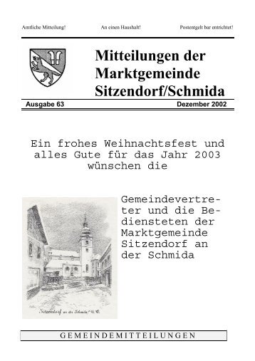 Gemeindemitteilungen 2002-12 (431 kb) - - Sitzendorf an der ...