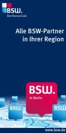 Alle BSW-Partner in Ihrer Region - Konsum-Berlin
