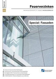 Special Fassaden - Institut Feuerverzinken GmbH