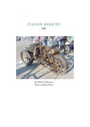 ITALIEN BERICHT - Oldtimer Werkstatt