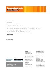 Giovanni Maio: Mittelpunkt Mensch: Ethik in der Medizin. Ein ...