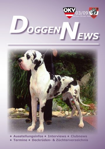 Doggen News 2009 / 03 - Österreichischer Doggenklub