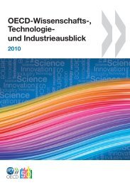 Vorwort Der OECD-Wissenschafts-, Technologie - OECD Online ...