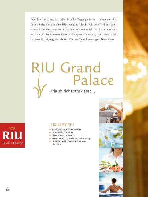 TUI - Riu: Hotels & Resorts - Winter 2010/2011 - Giata