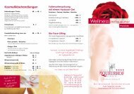 Wellness im Piqueurhof Kosmetikbehandlungen - Hotel Piqueurhof