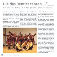 Die das Rentier tanzen …“(c) Birgit WEHNERT