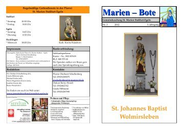 Marien-Bote 2012_3 - Gemeindeverbund Staßfurt