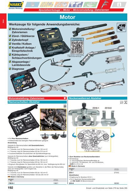 Hazet 1849-1 Zündkerzenstecker-Zange Mercedes Benz