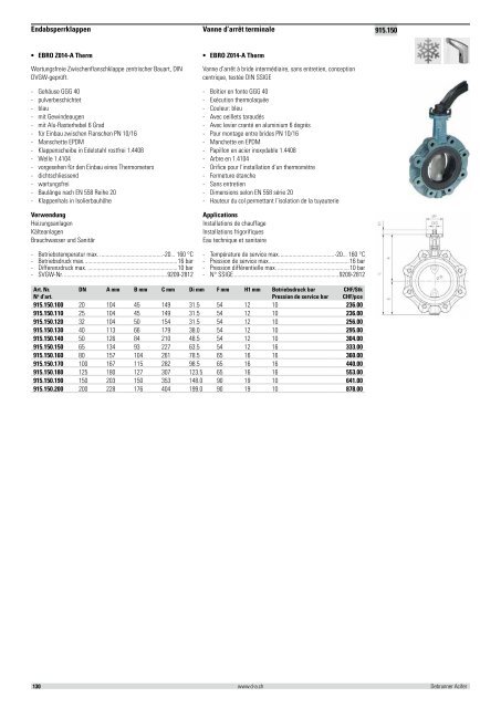 Distribution et émission de chaleur 2012/2013