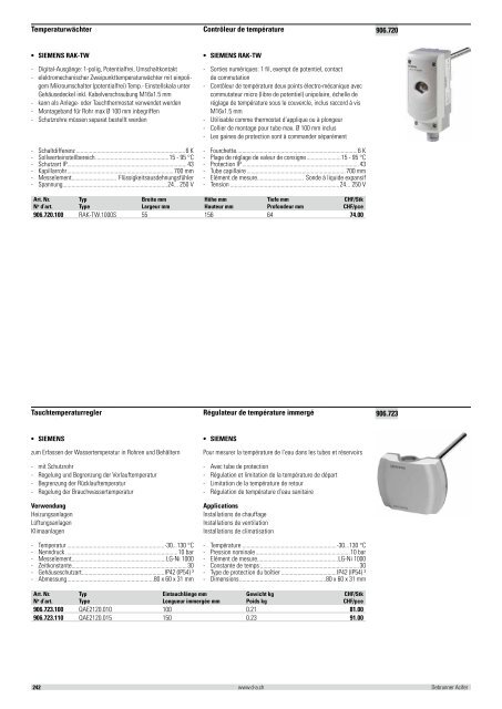 Distribution et émission de chaleur 2012/2013