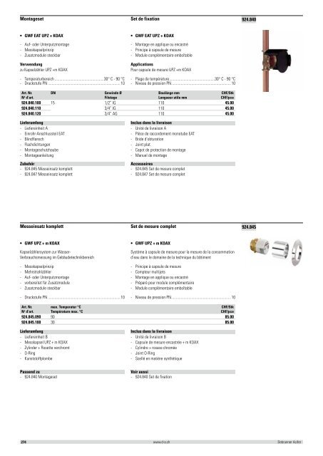 Distribution et émission de chaleur 2012/2013