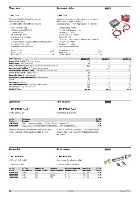 Distribution et émission de chaleur 2012/2013