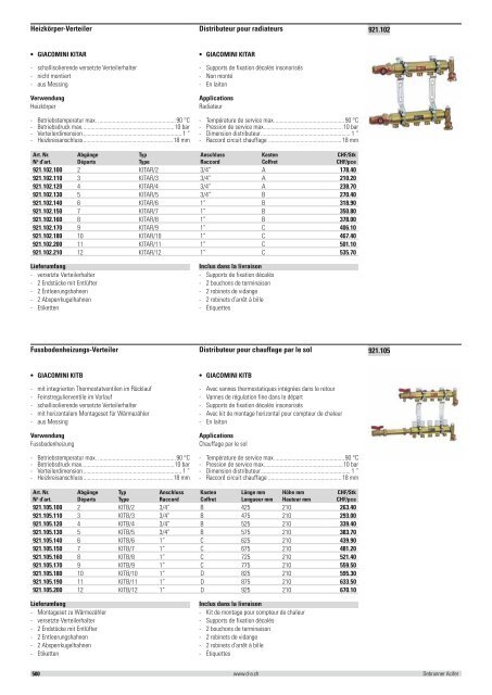 Distribution et émission de chaleur 2012/2013